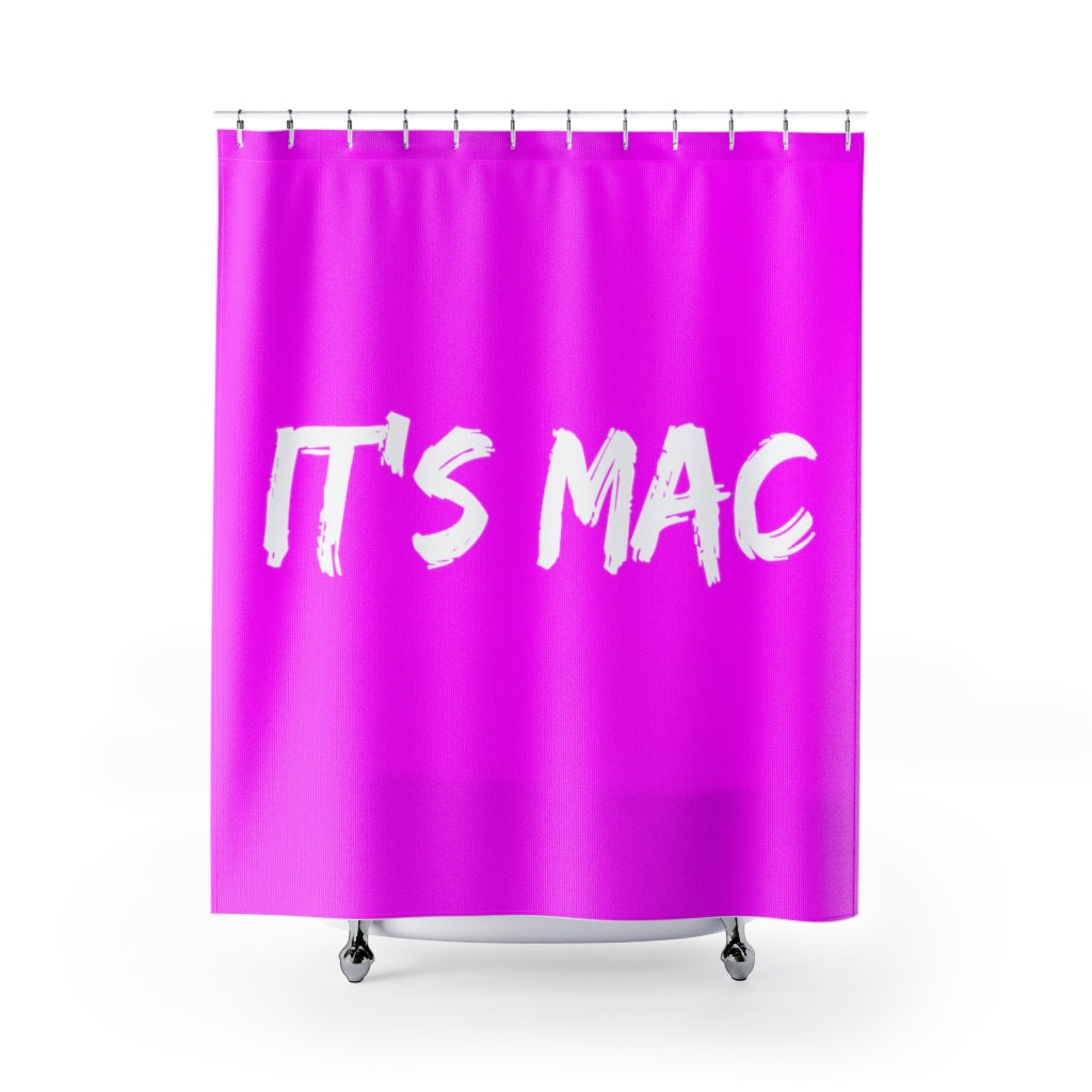IT'S MAC Original Shower Curtain (Fuchsia)